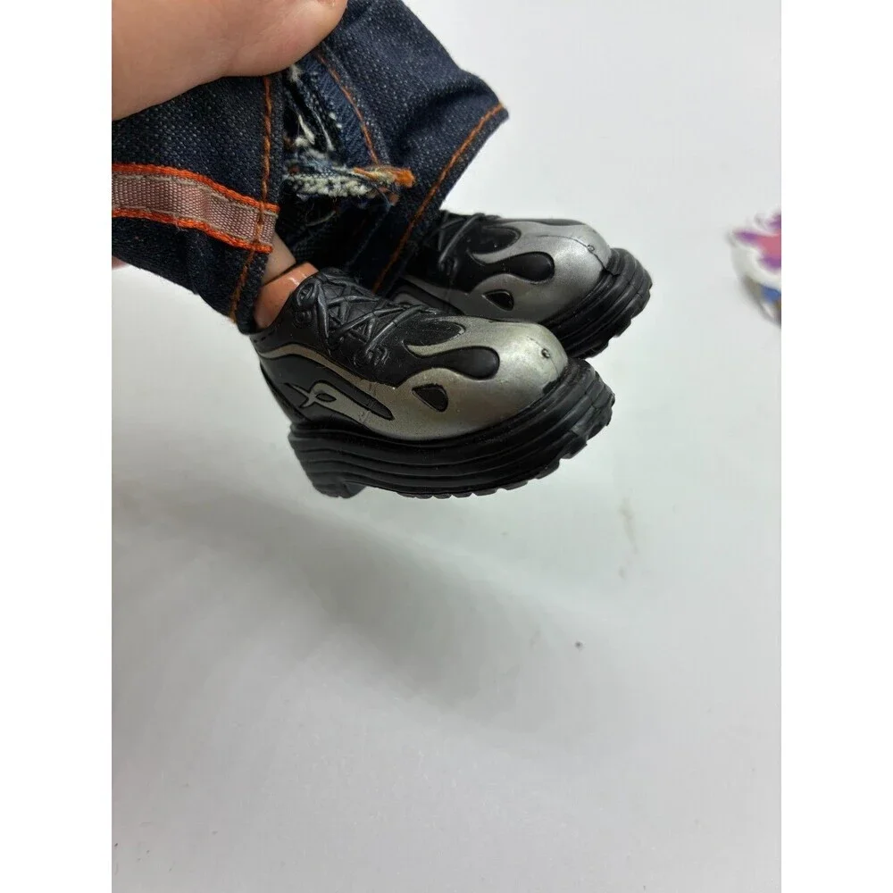 Bratz Boyz Cameron Doll with Black T-Shirt, Jeans, and Silver Boots